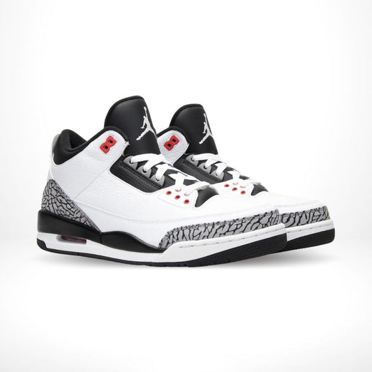 Air Jordan 3 Retro Infrared 23 White Grey