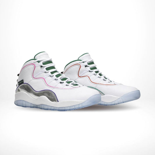 Air Jordan 10 Retro Wings White Chrome