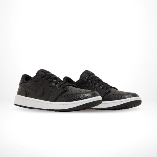 Air Jordan 1 Low Golf Black Crocodile White