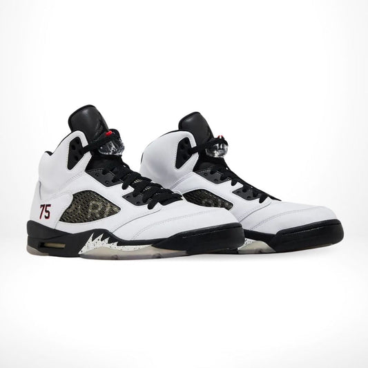 Air Jordan 5 Retro x Paris Saint-Germain Friends n Family Black White